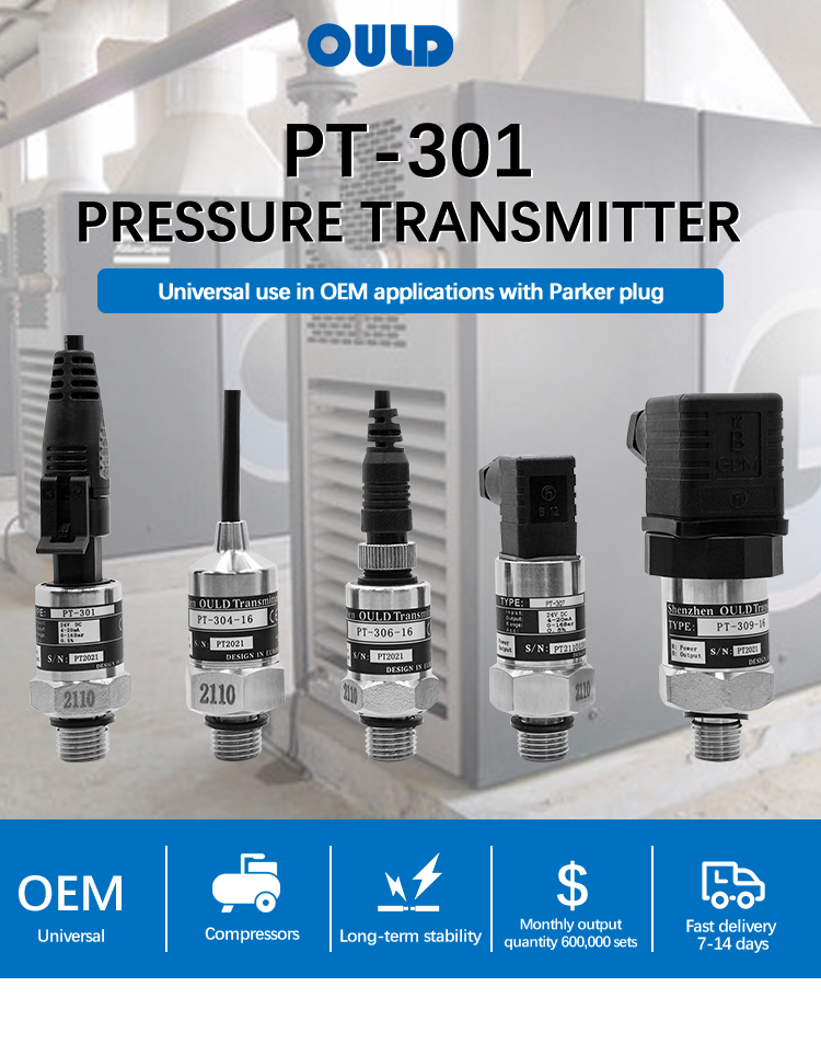 Pressure transducer details