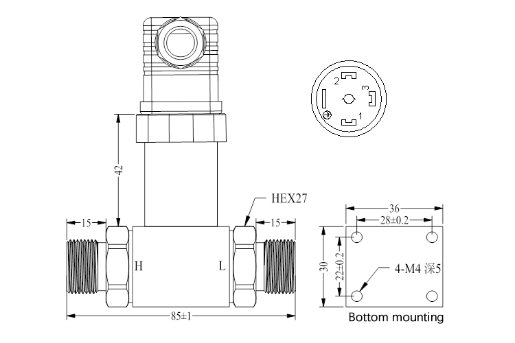 diffusion Silicon Pressure Sensor 20
