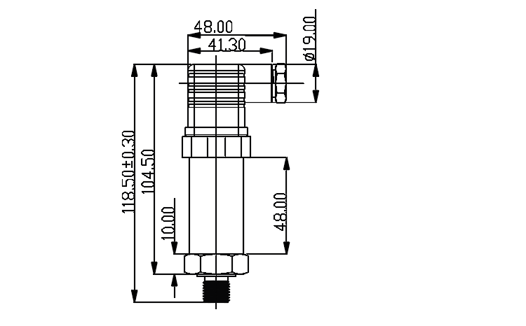 PT-201 Diffused Silicon Pressure Sensor 1